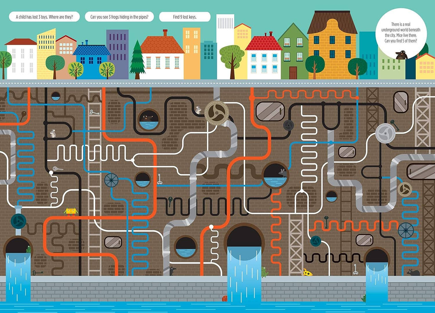 Fox Chapel Publishing - Find Me! Adventures Underground - Hidden Picture Activities
