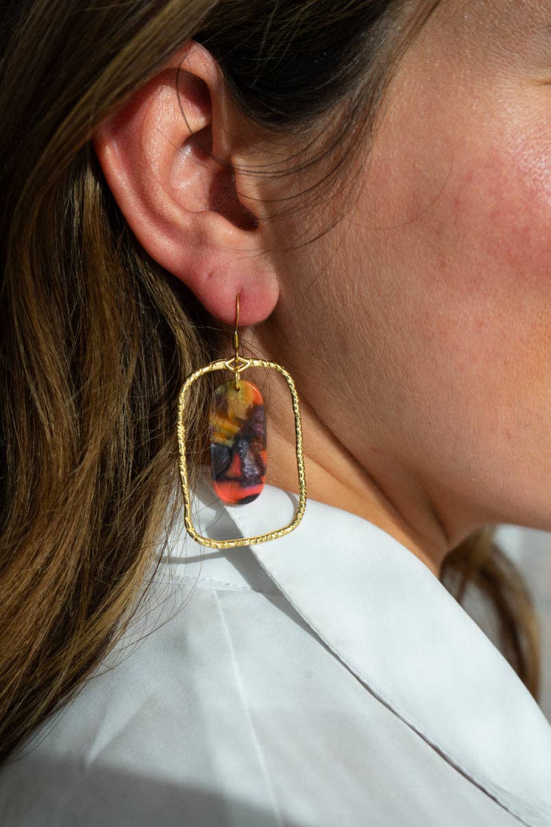 Madison Earrings | Bird of Paradise