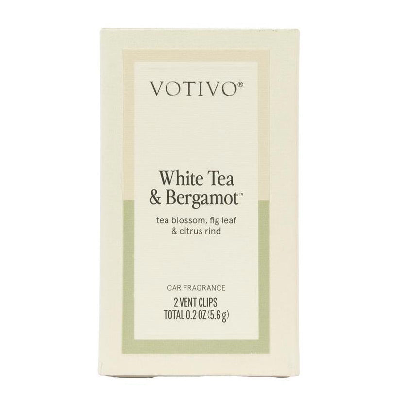 White Tea & Bergamot Car Fragrance 6pk 2pk