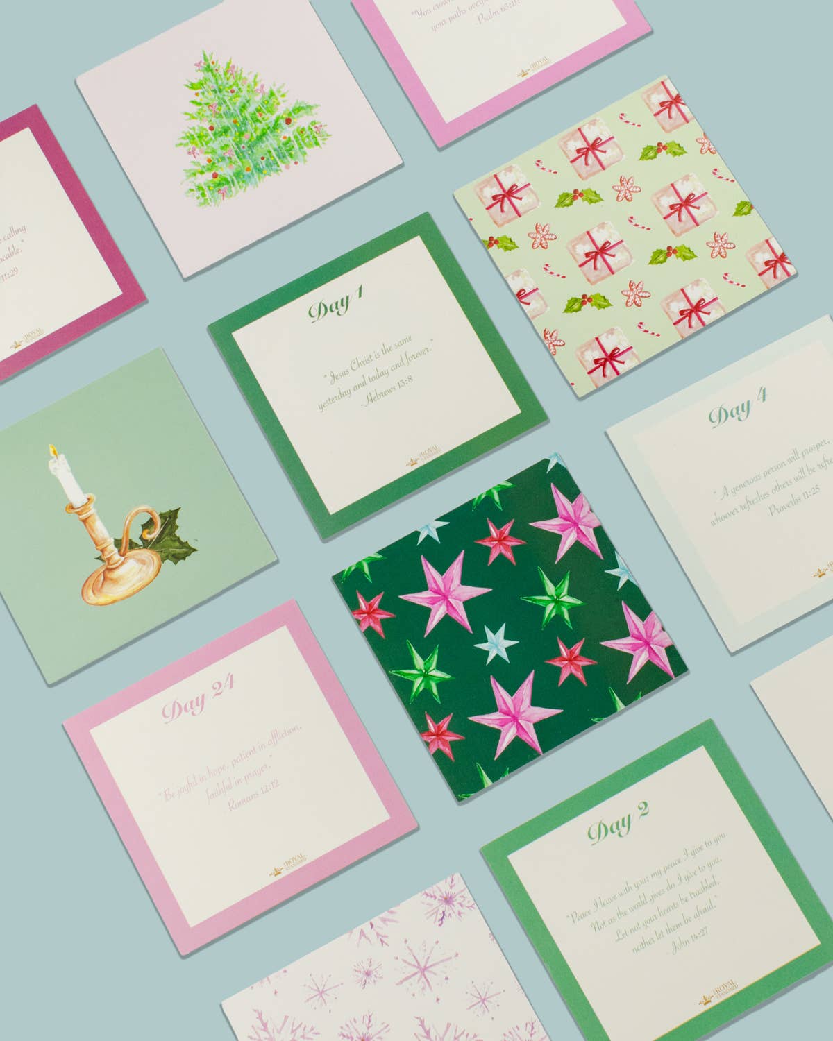 The Royal Standard - Christmas Scripture Cards Multi 4x4