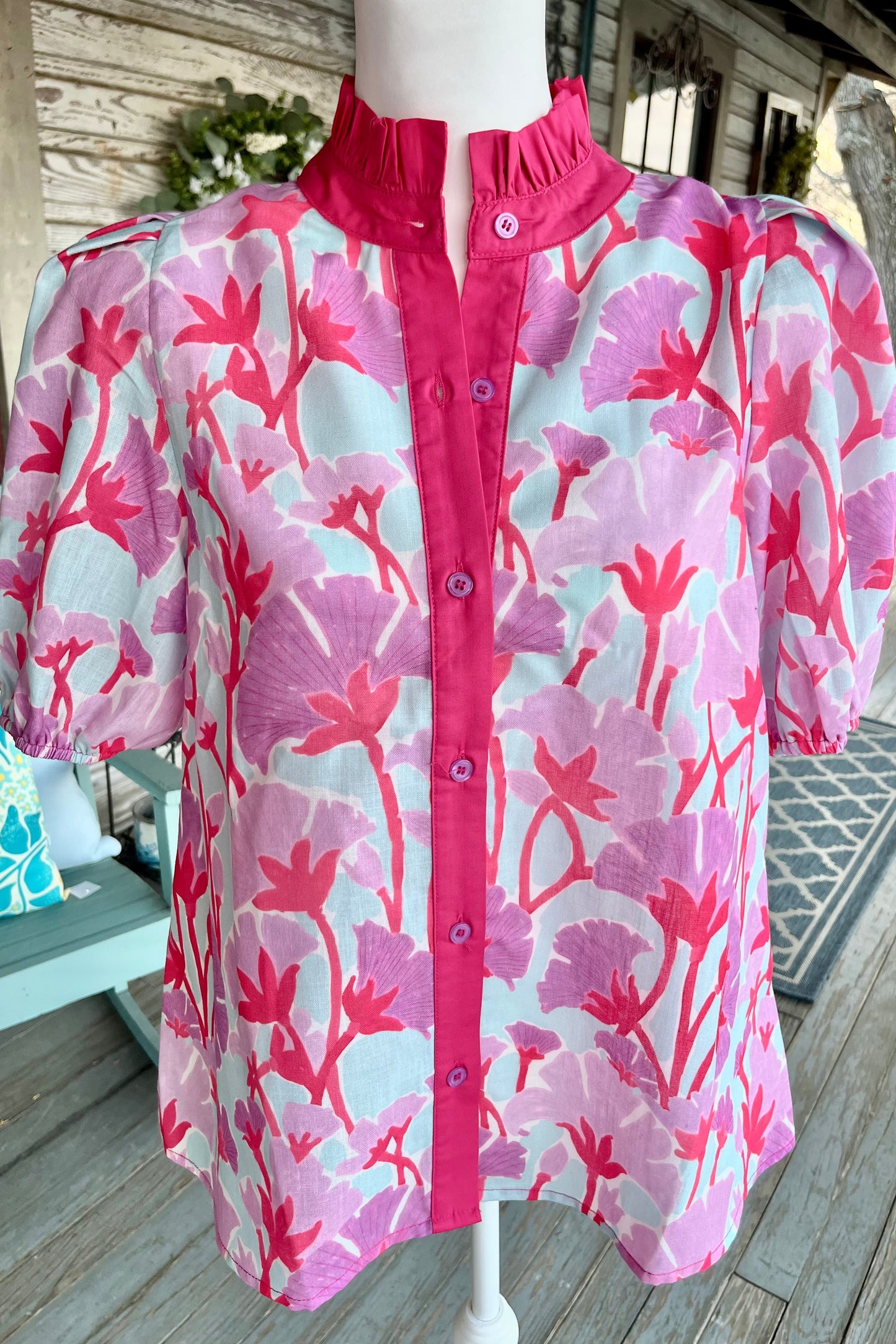 Orchid Blooms Top