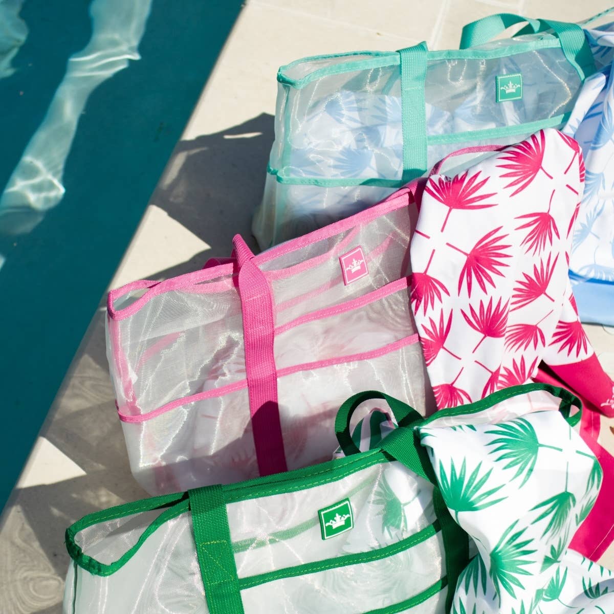 The Royal Standard - Boca Raton Beach Towel Emerald/White 34x70