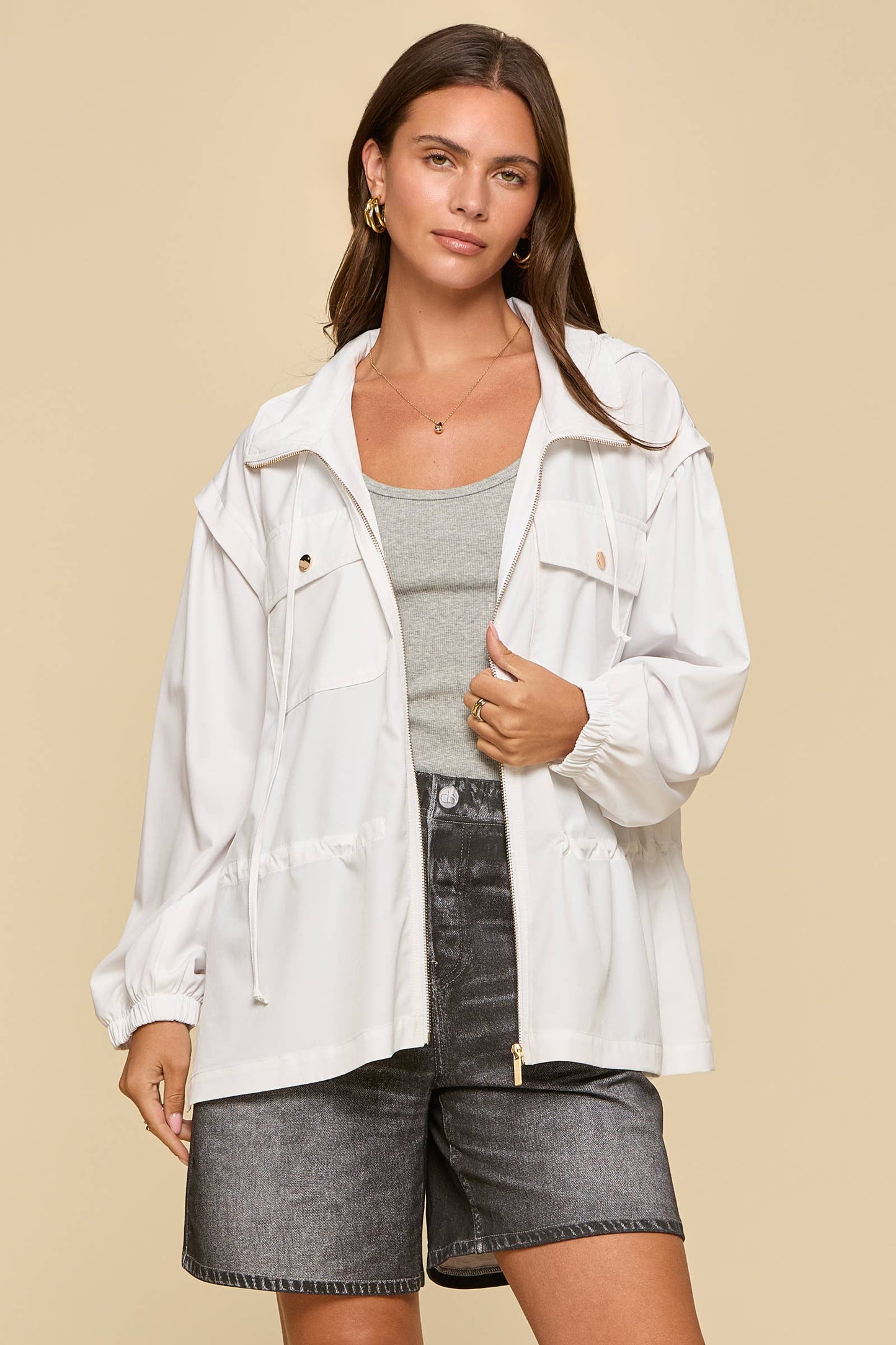Lightweight Jacket w/ Hoodie | SNOW
