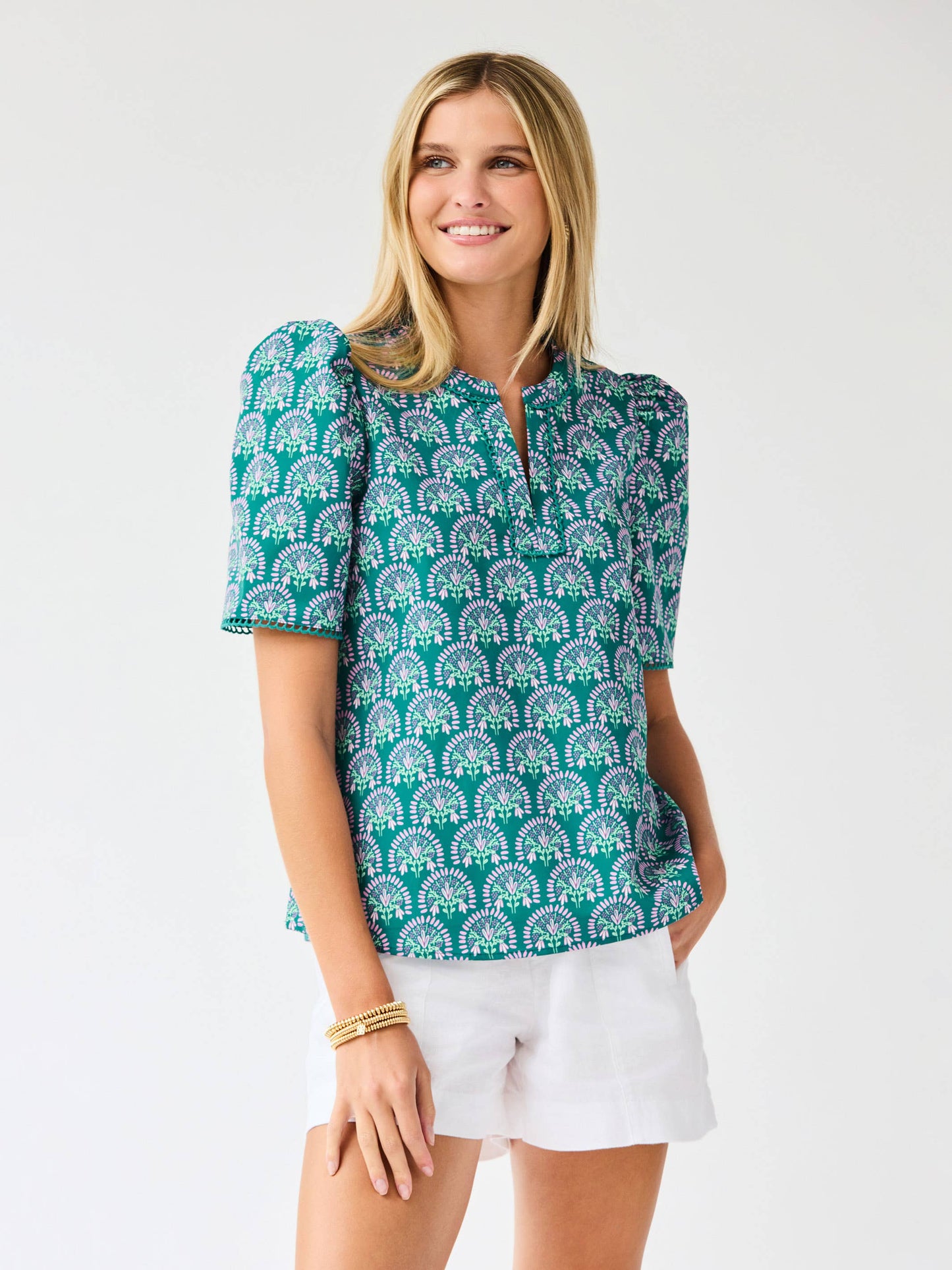 Mary Square Adelyn Top | Sunshower Flora
