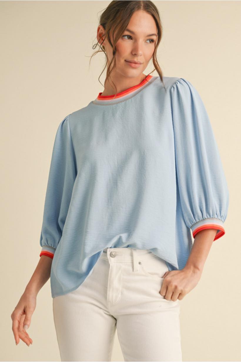 Day Dreams Top | Light Blue