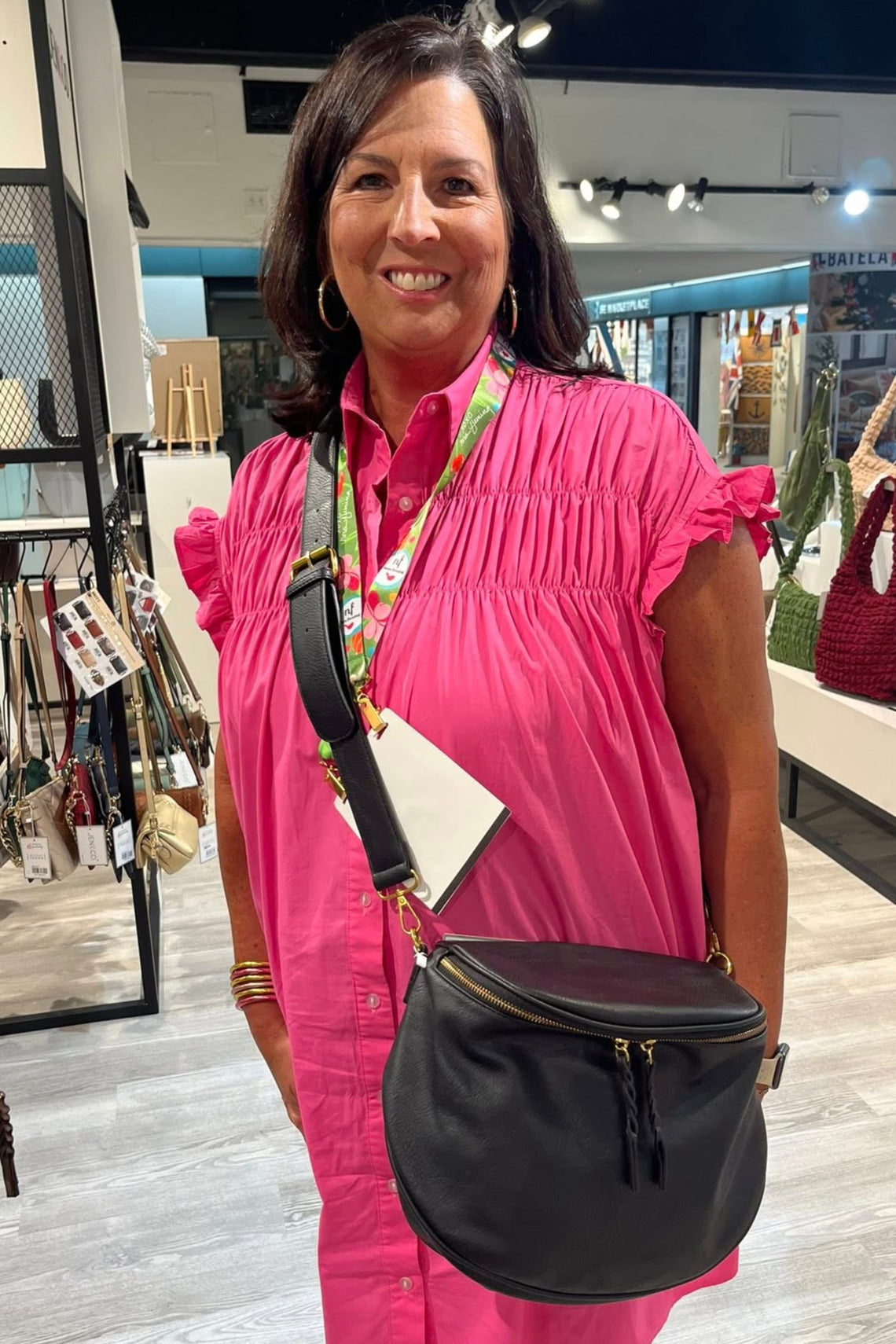 Megan Sling Bag | Black