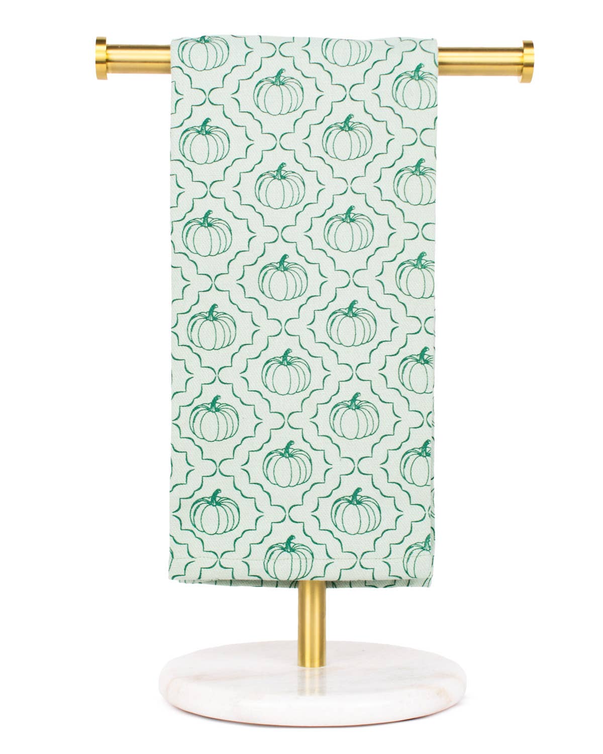 The Royal Standard - Pumpkin Trellis Hand Towel Light Jade/Jasper 20x28