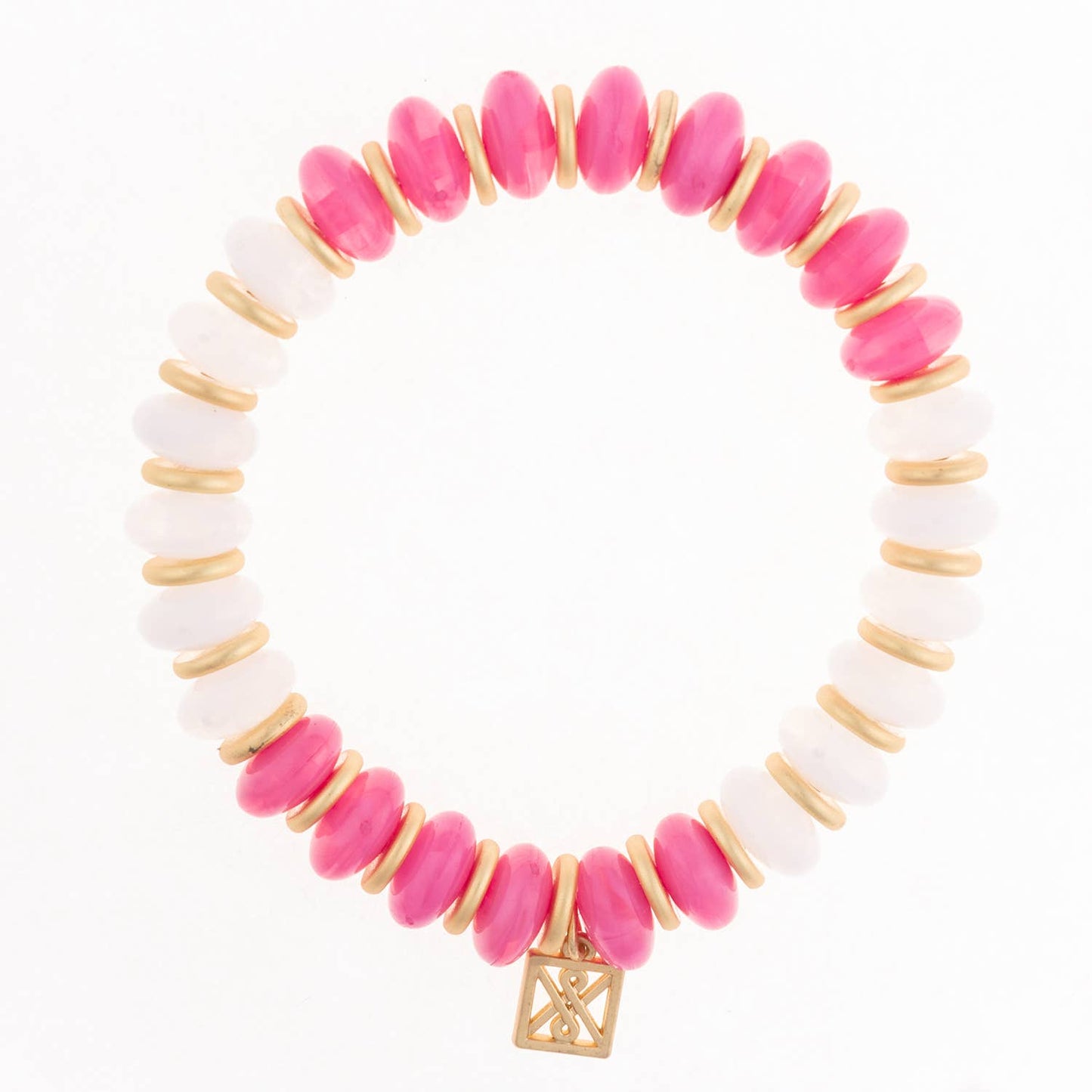 SALE Michelle McDowell - Bracelet Dallas White/Pink