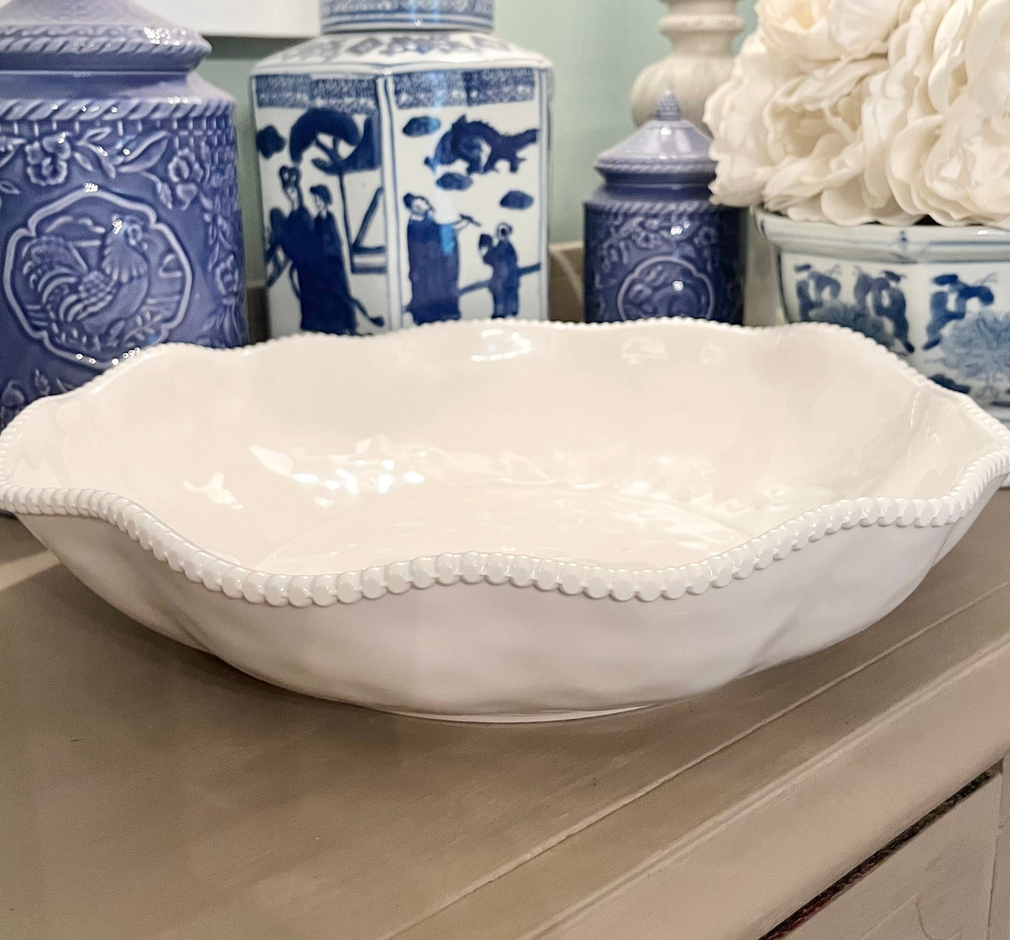 Melamine Large Serving Bowl