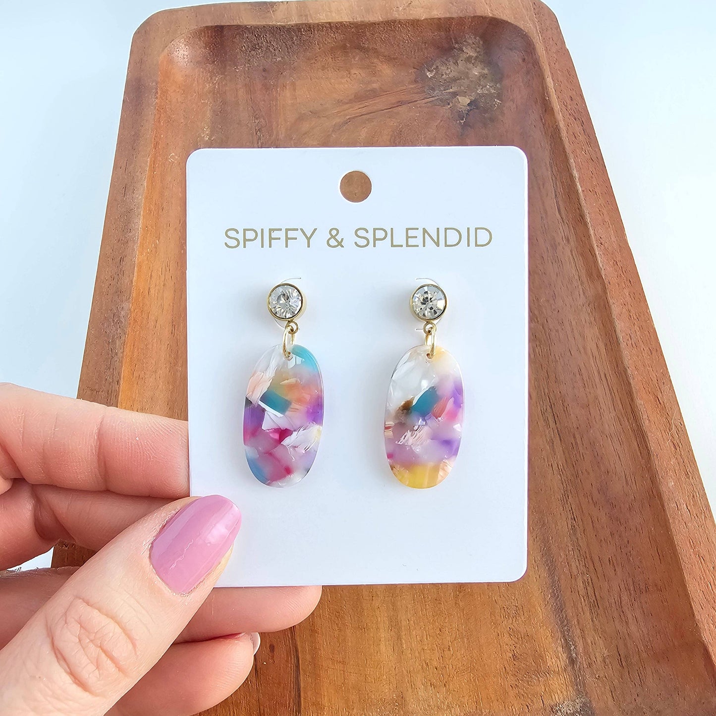 Spiffy & Splendid - Lucy Earrings - Mosaic // Summer Spring Jewelry
