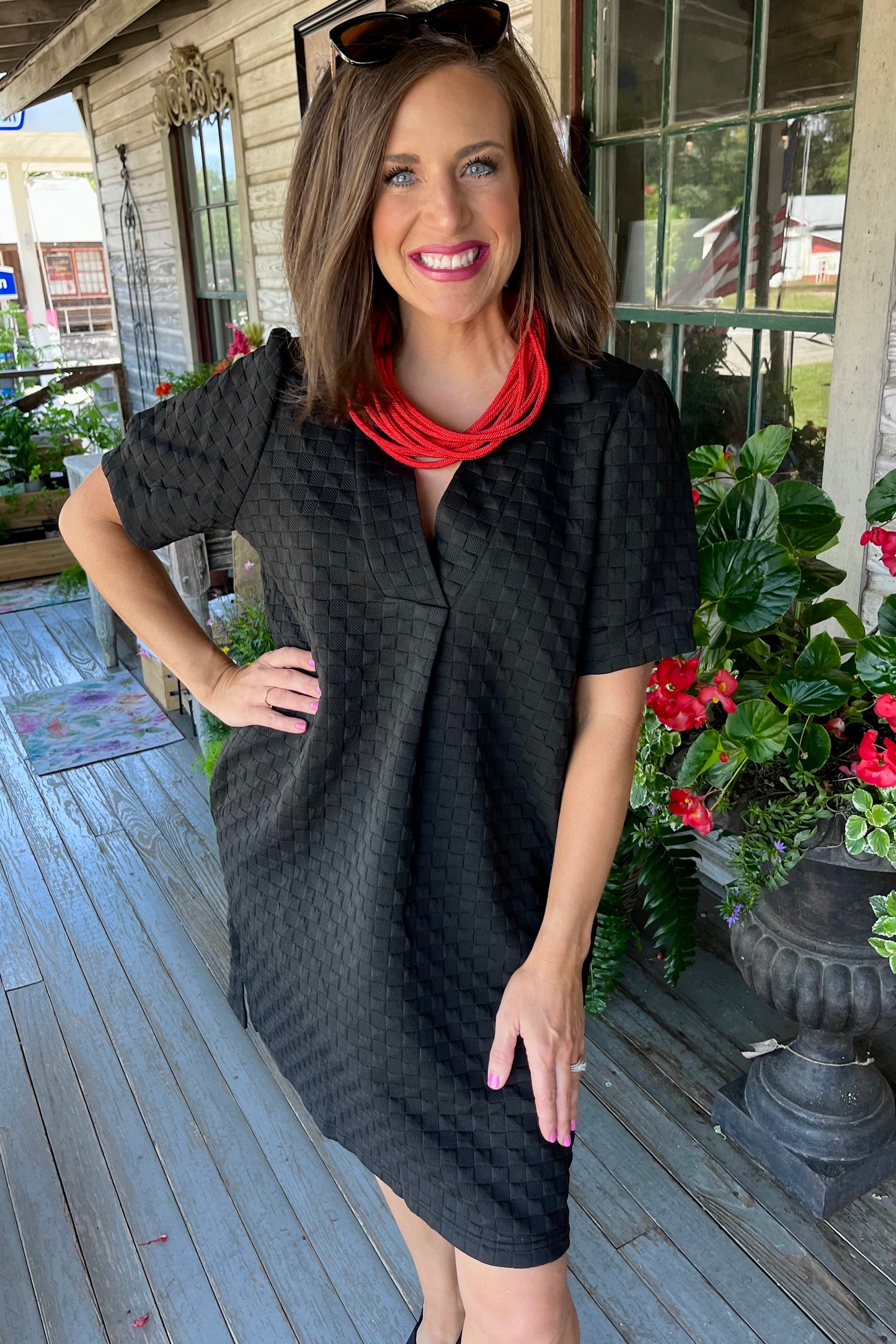 Piper Courtside Dress | Black