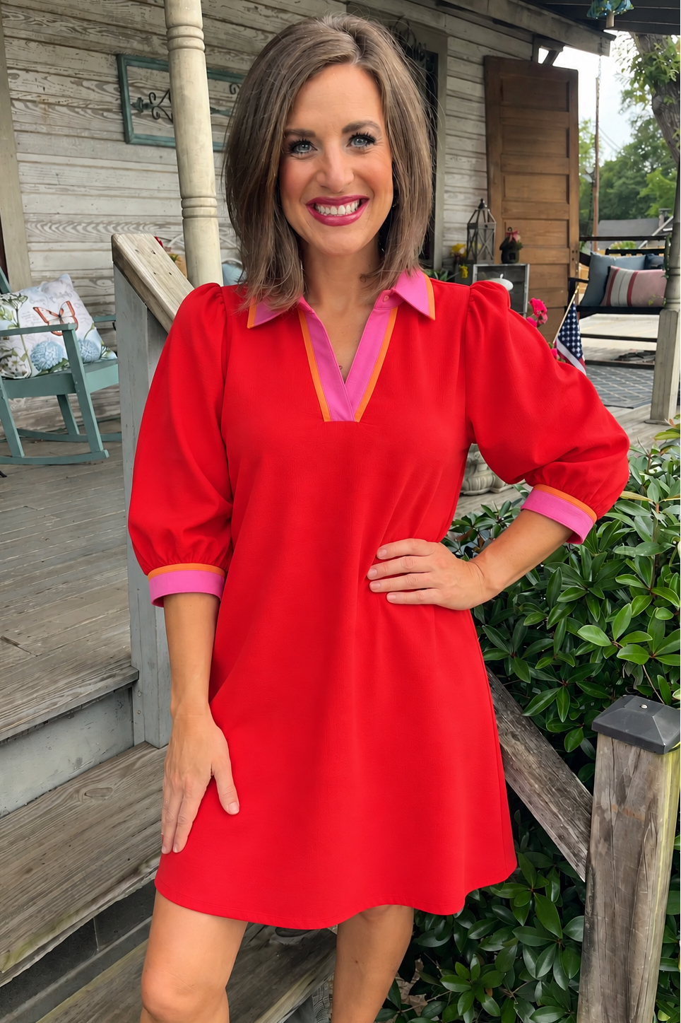Brightside Warm Hues Dress