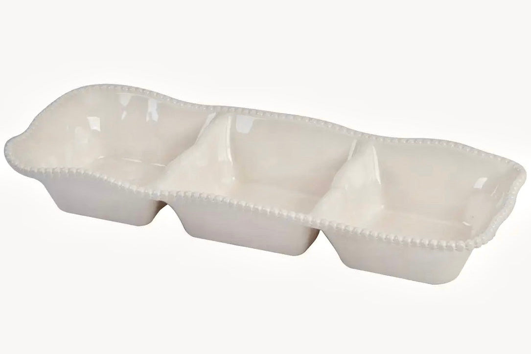 Melamine Three Section Server