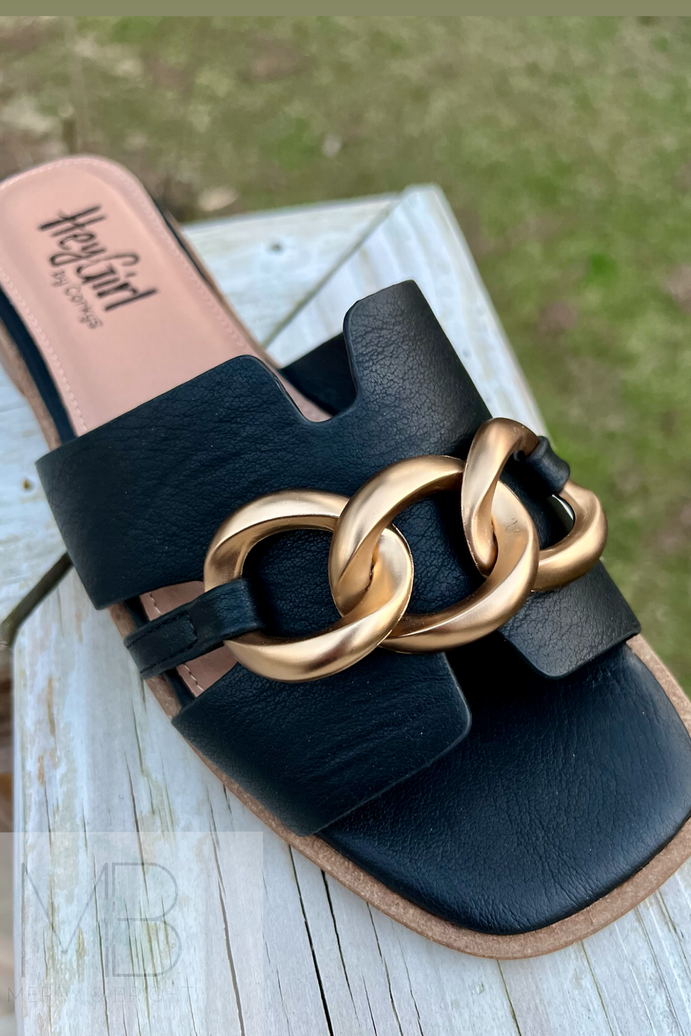 Black Off the Chain Sandal