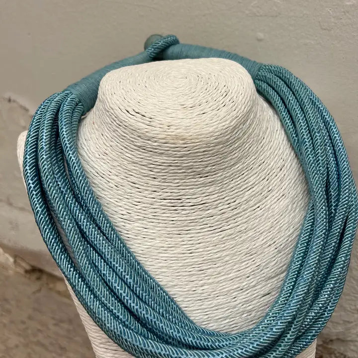 Maggie Necklace - Dusty Blue