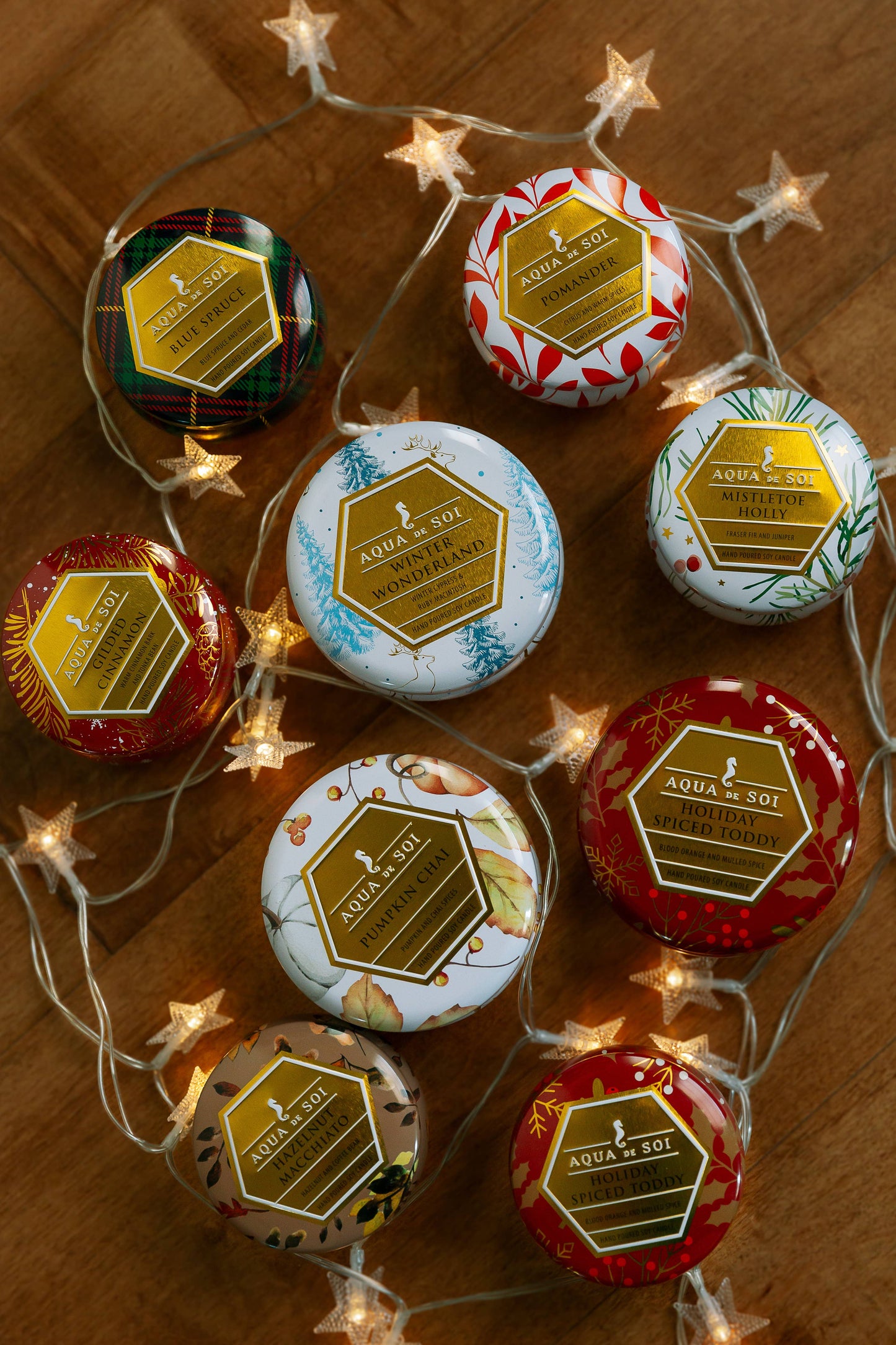 The SOi Company - Mistletoe & Holly 9oz Aqua De SOi Tin Candle