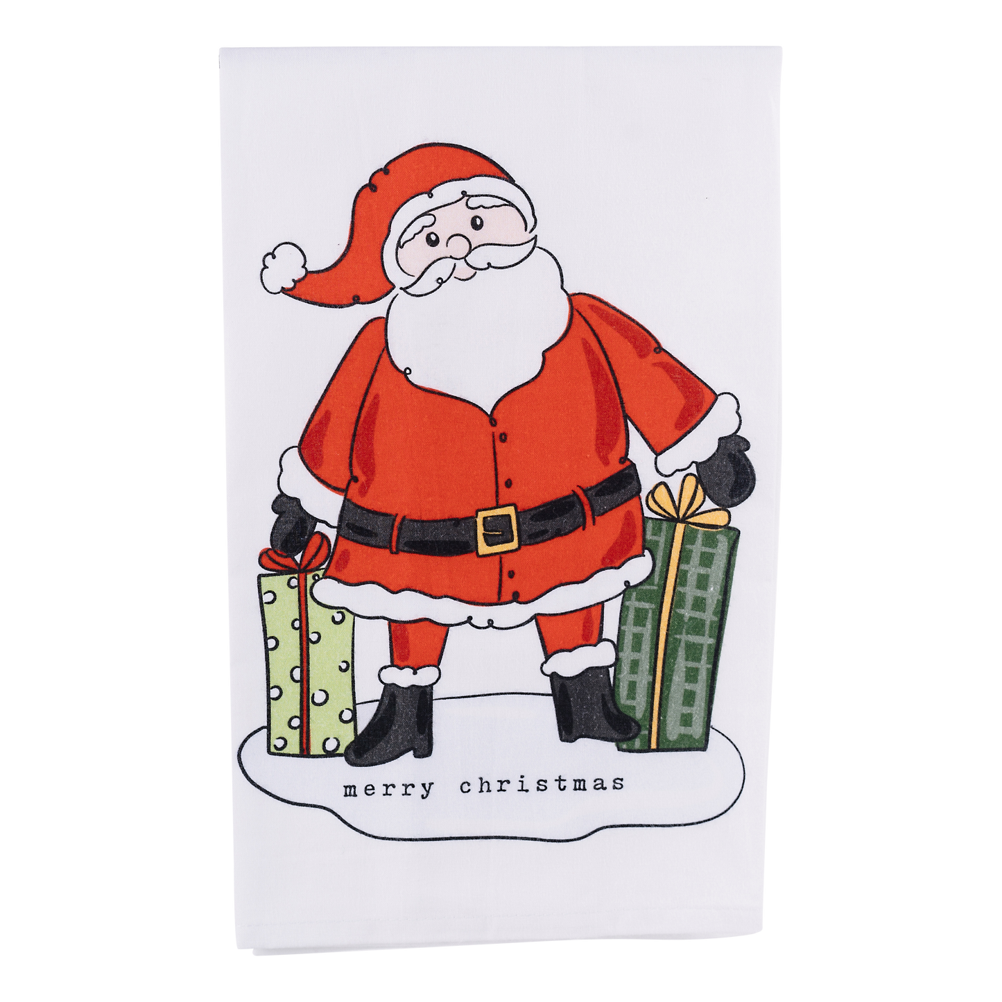 Glory Haus - Standing Santa Tea Towel