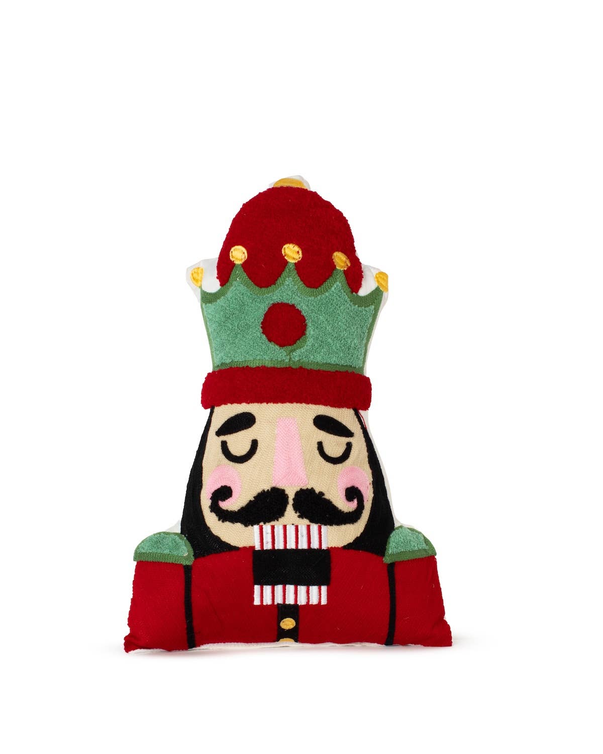 The Royal Standard - Nutcracker Pillow Red/Green/Multi 12x15
