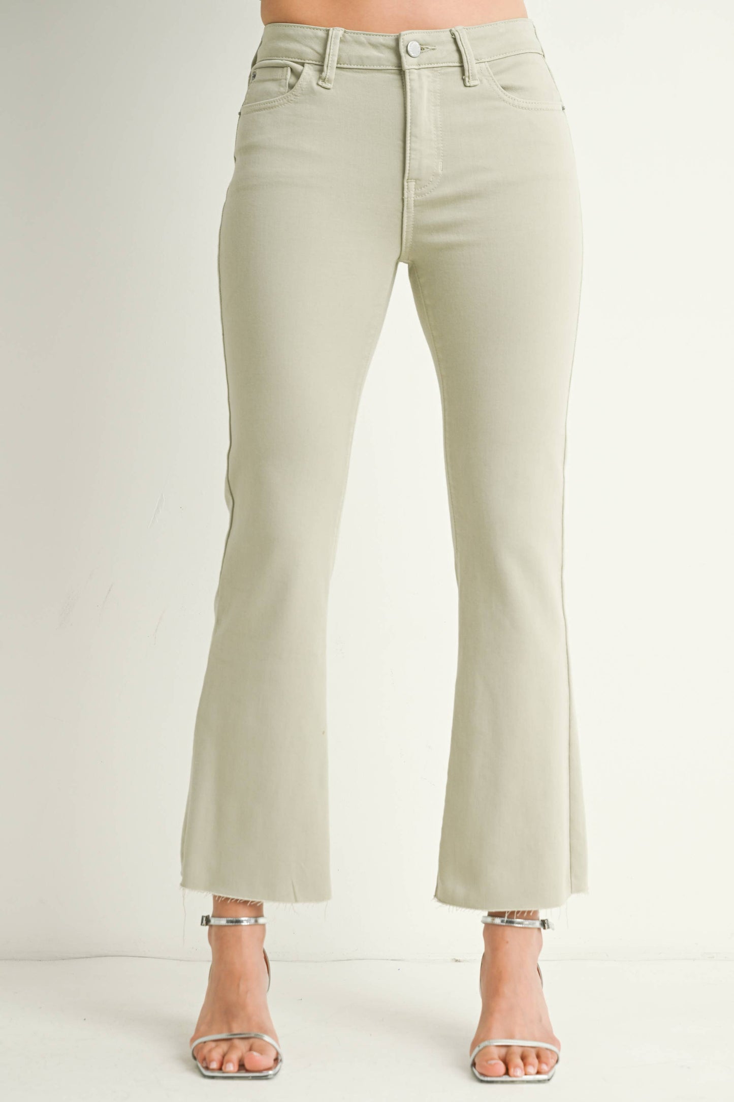 Just USA Jeans - JP180 - PARSLEY - Cropped Flare