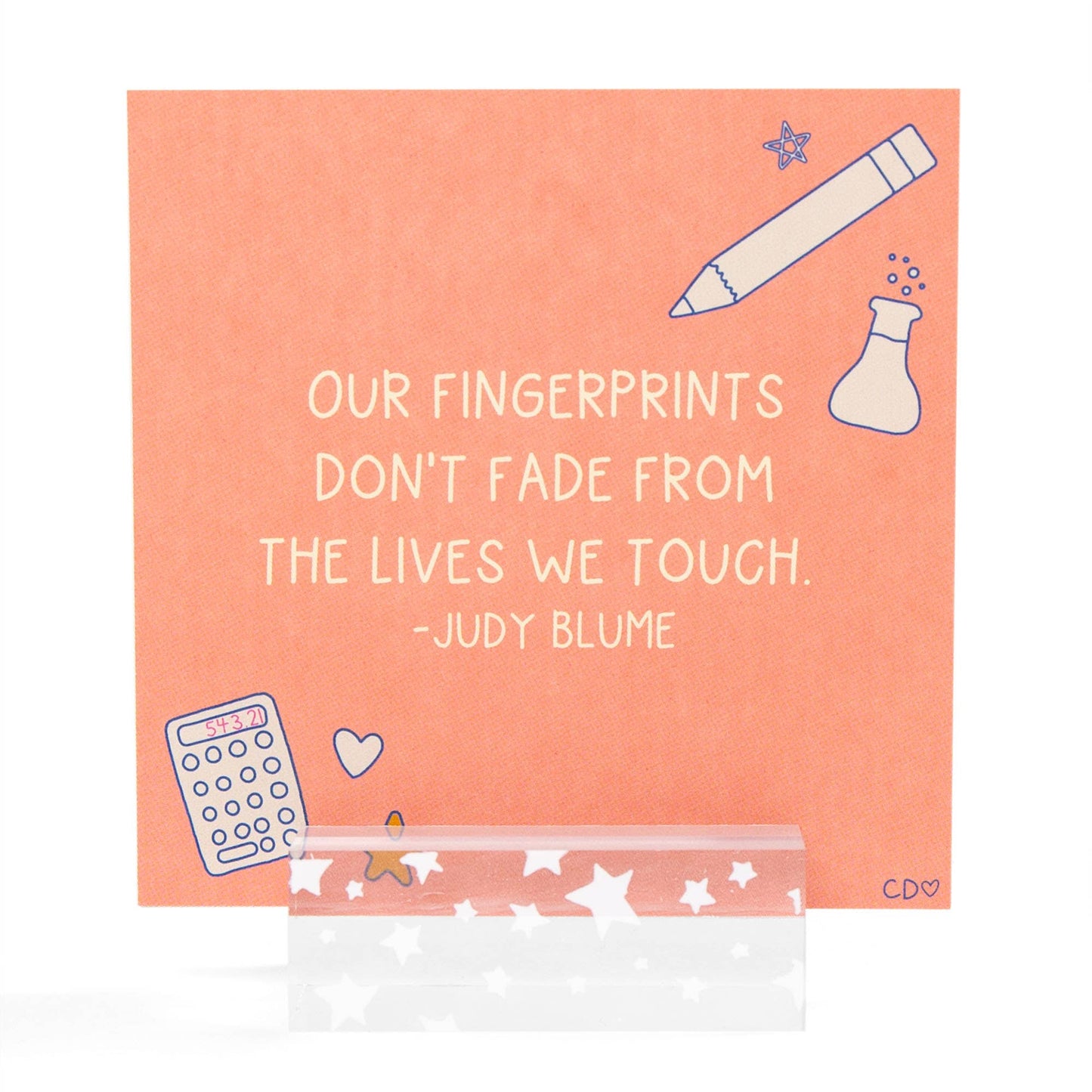 Callie Danielle - Phrases For Teachers Encouraging Desk Card Set