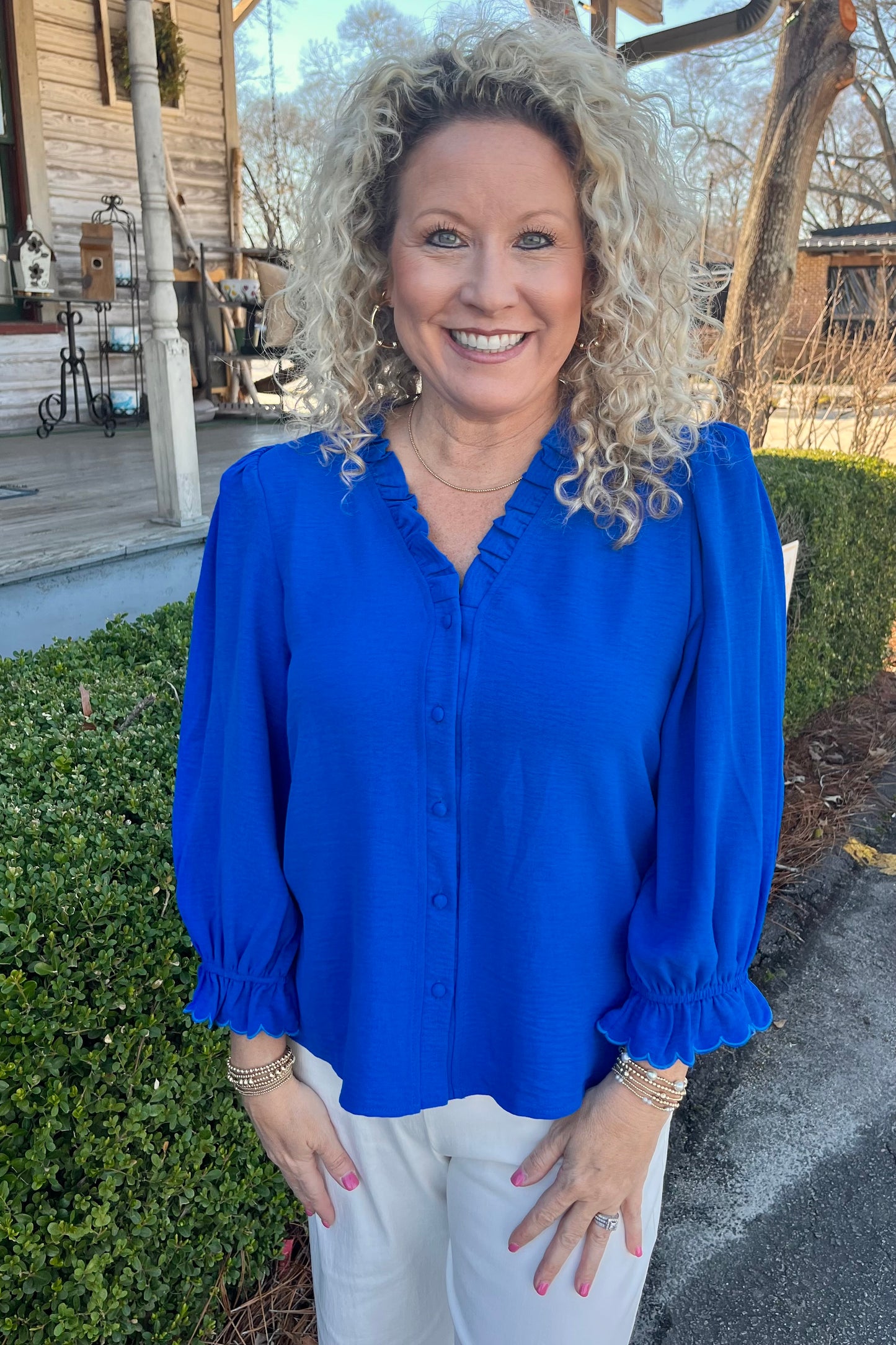 Jules Top | Royal Blue