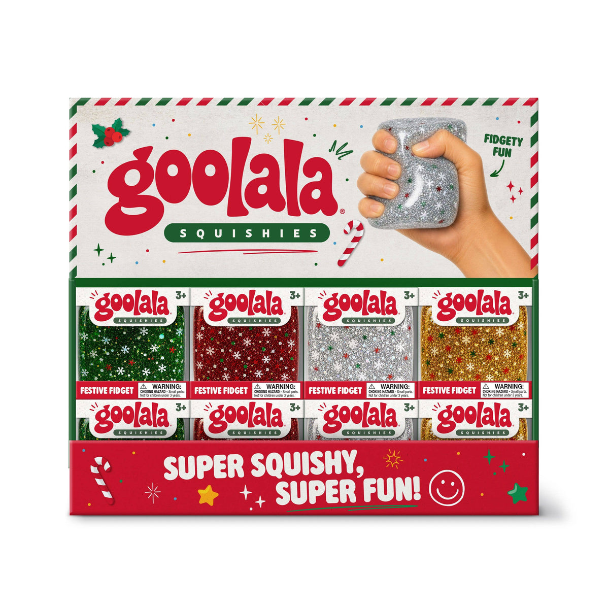 DM Merchandising - Goolala Christmas Squishies Festive Fidget