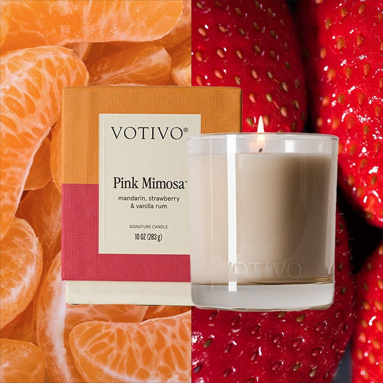 Pink Mimosa 10 oz. Signature  Candle