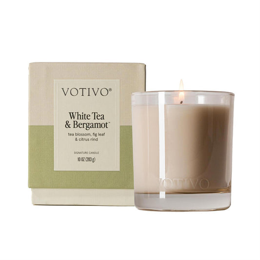 White Tea & Bergamot Signature 10 oz Candle