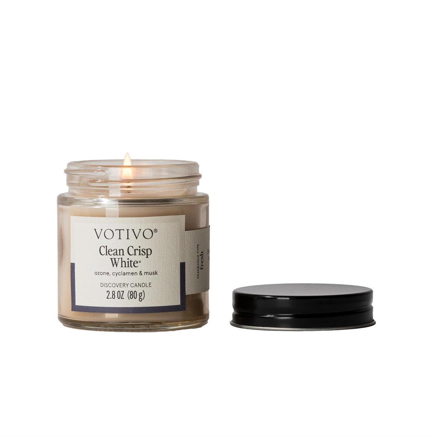 Clean Crisp White Discovery Candle - 6 Pack