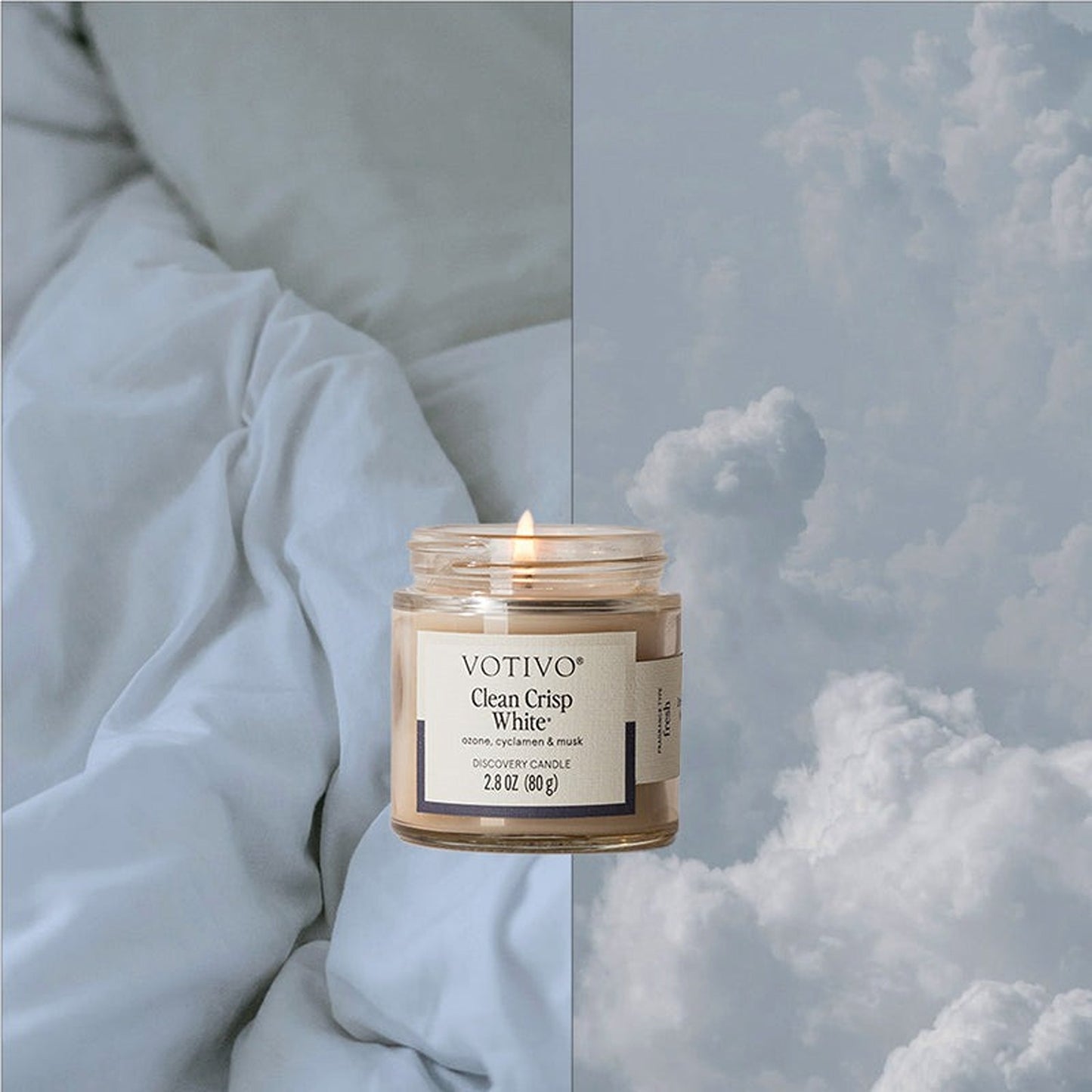 Clean Crisp White Discovery Candle - 6 Pack