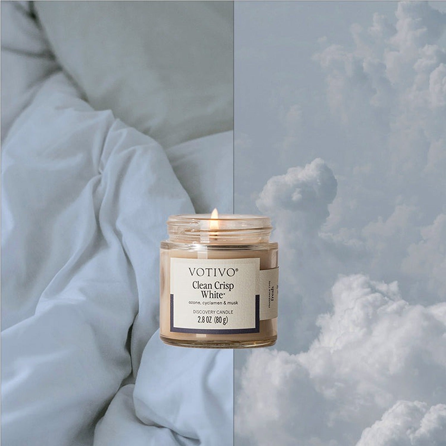 Clean Crisp White Discovery Candle - 6 Pack