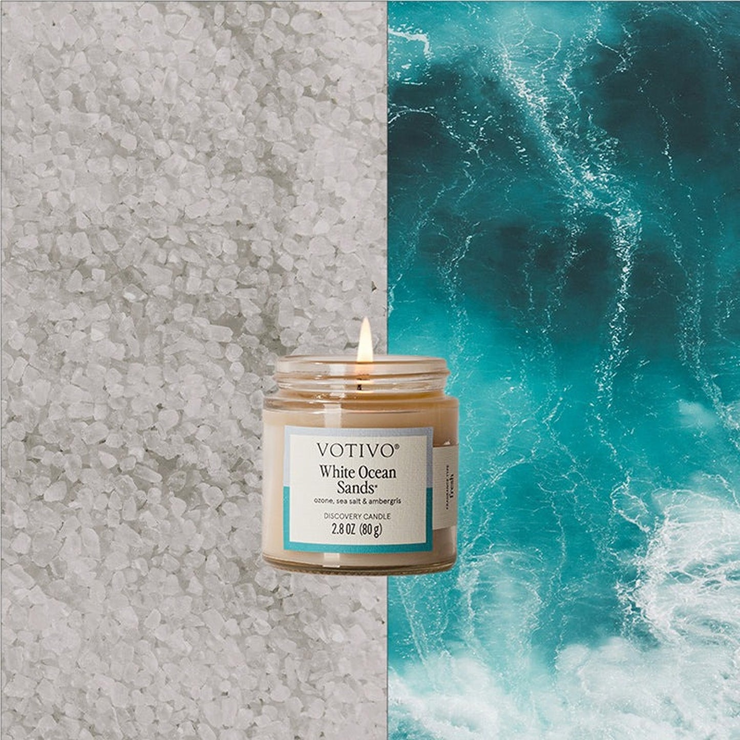 White Ocean Sands Discovery Candle - 6 Pack
