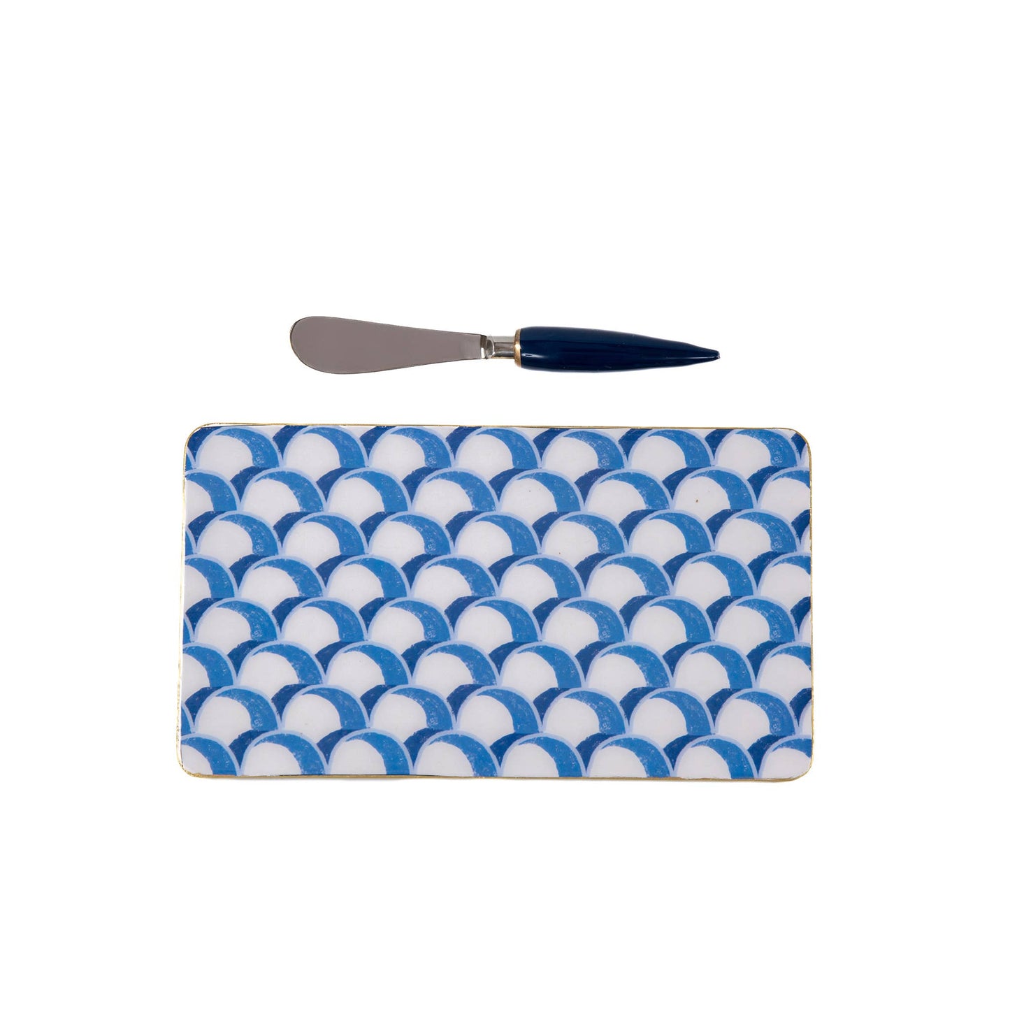 Jaye's Studio - Scales Amelia Cutting Board Set: Blue