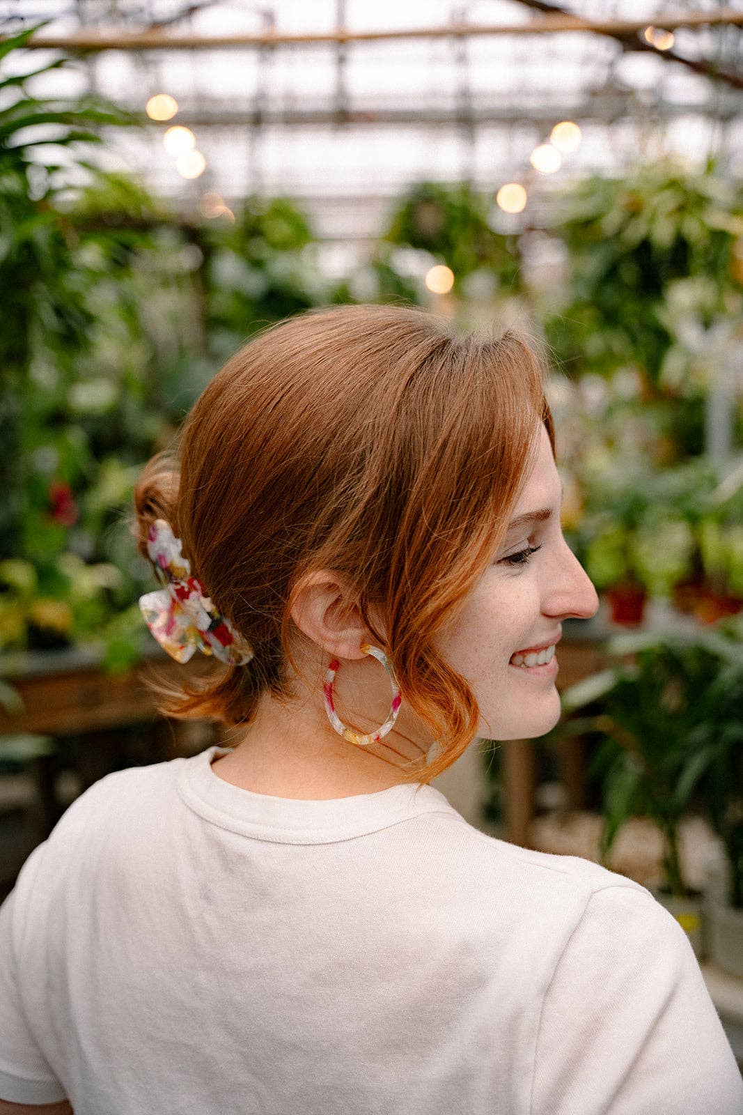 Spiffy & Splendid - Cameron Hoops - Technicolor // Summer Spring Earrings