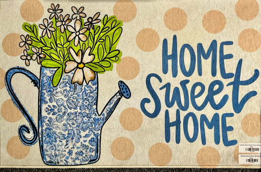 Home Sweet Home Watercan Rug