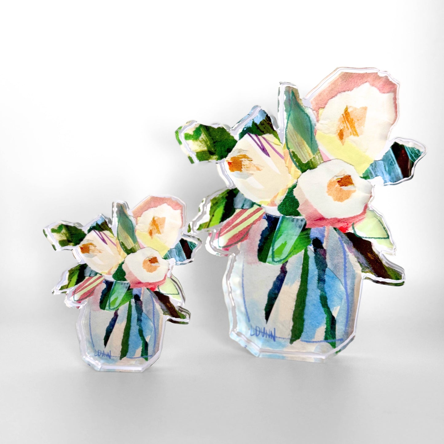 Lauren Dunn - Garden Jar Floral Acrylic: Bitty