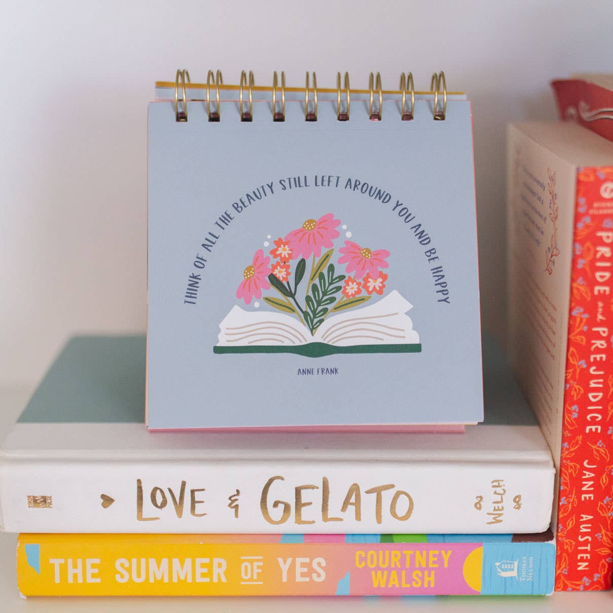 Pippi Post - 52 Weeks of Happy Quotes - Desk Flip Calendar