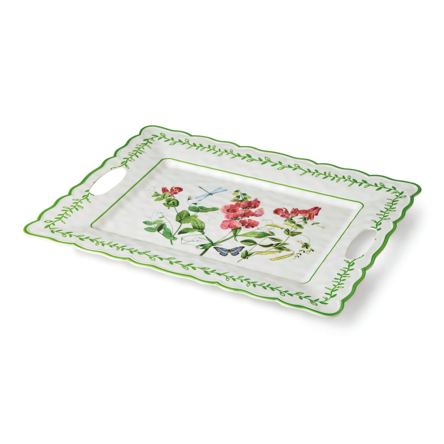 Certified International - Mirabella Melamine Rectangular Platter with Handles