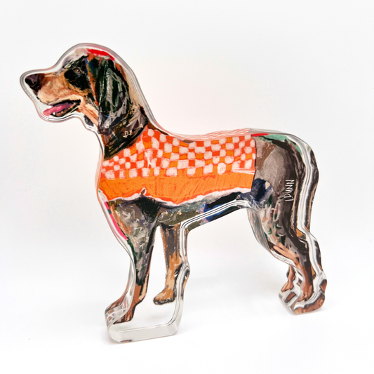 Lauren Dunn - TENNESSEE GAMEDAY ACRYLIC BULLDOG: Bitty