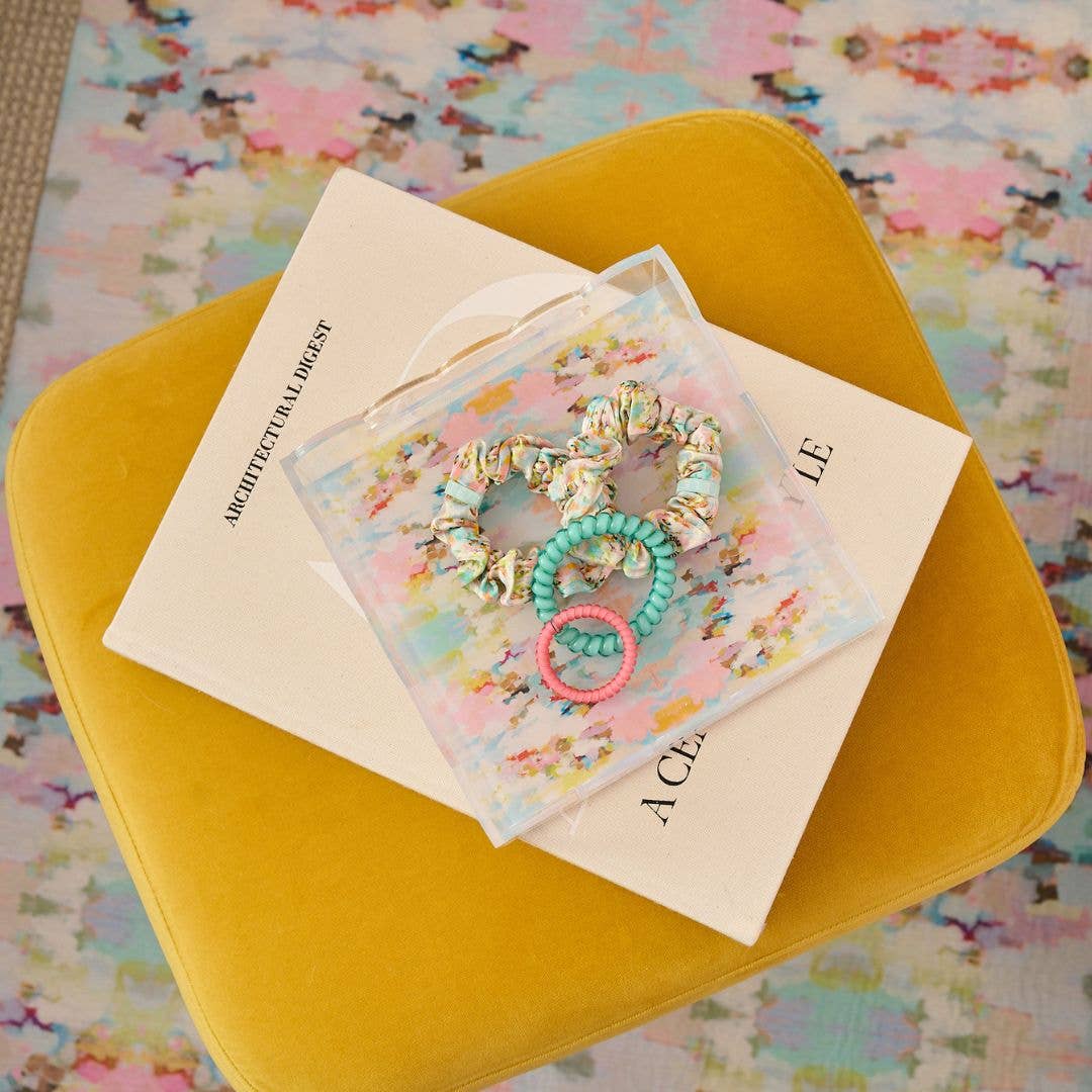 Laura Park Designs - Brooks Avenue Scalloped Tray Small