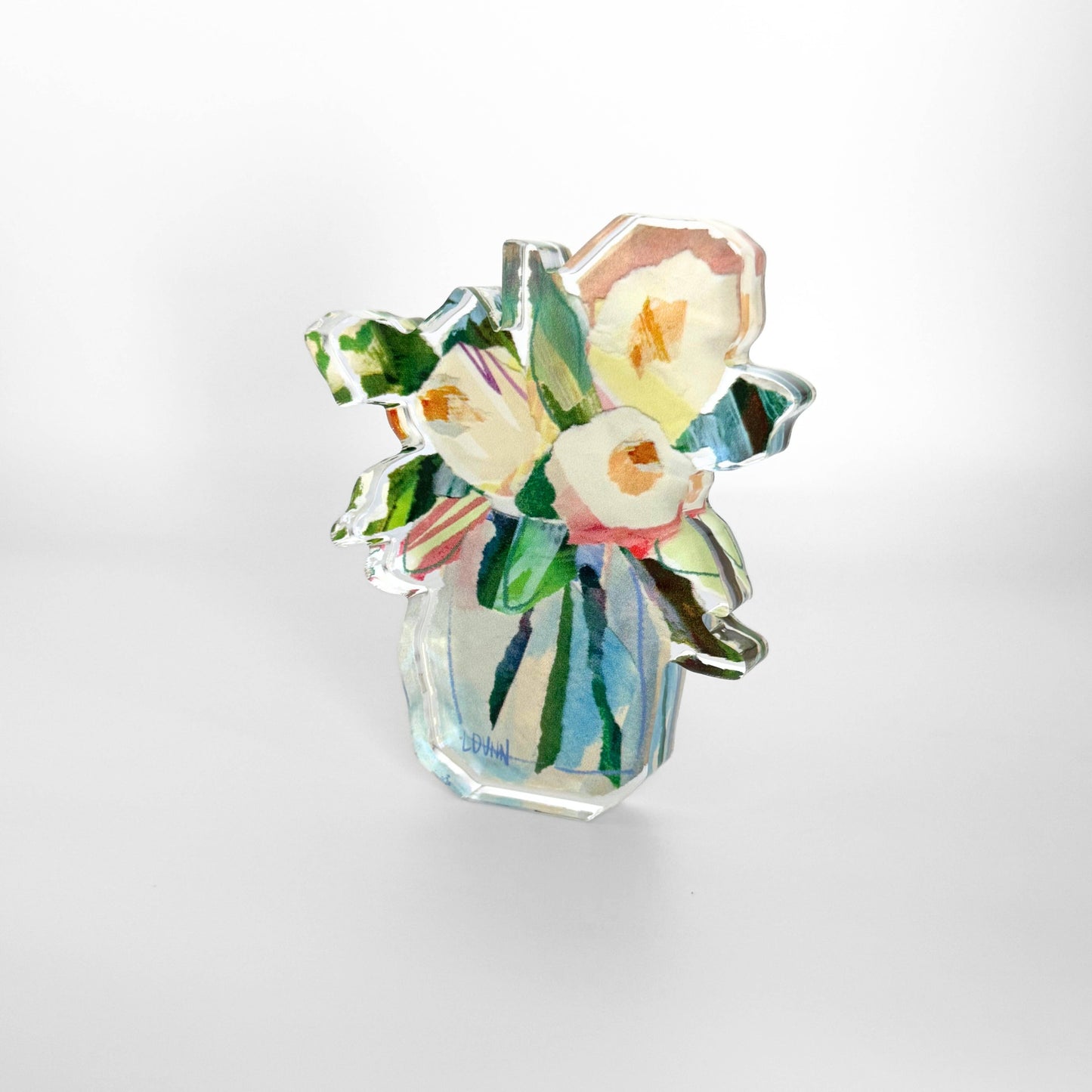 Lauren Dunn - Garden Jar Floral Acrylic: Large