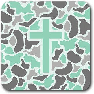 Tap To Pray - Tap To Pray® Magnets: Mint + Green Cross