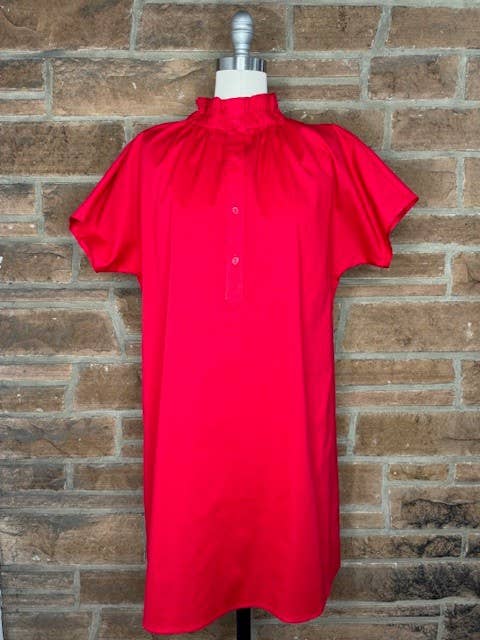 Adrienne Emma Dress | Red