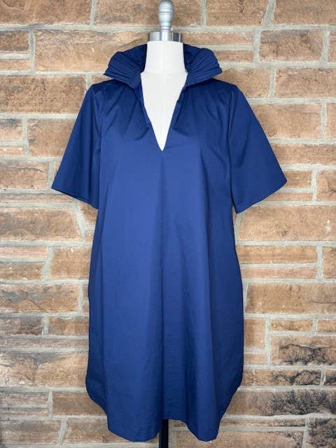 Adrienne Olivia Dress | Navy