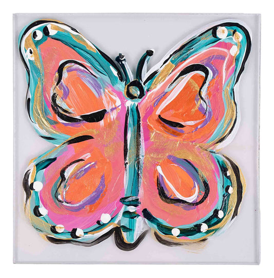 Glory Haus - Coral Butterfly Napkin Weight