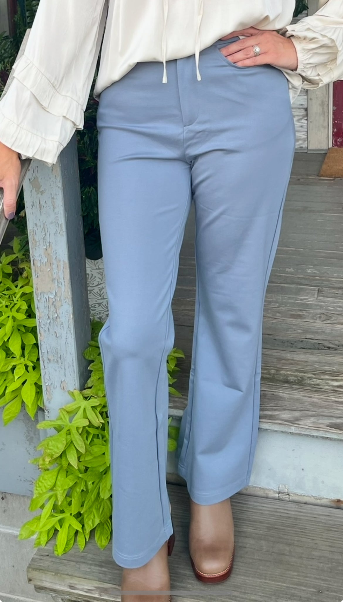 Monroe Pants | Slate Blue