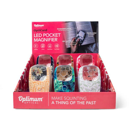 DM Merchandising - Optical Optical Sweet Escape OptiCard LED Pocket Magnifier