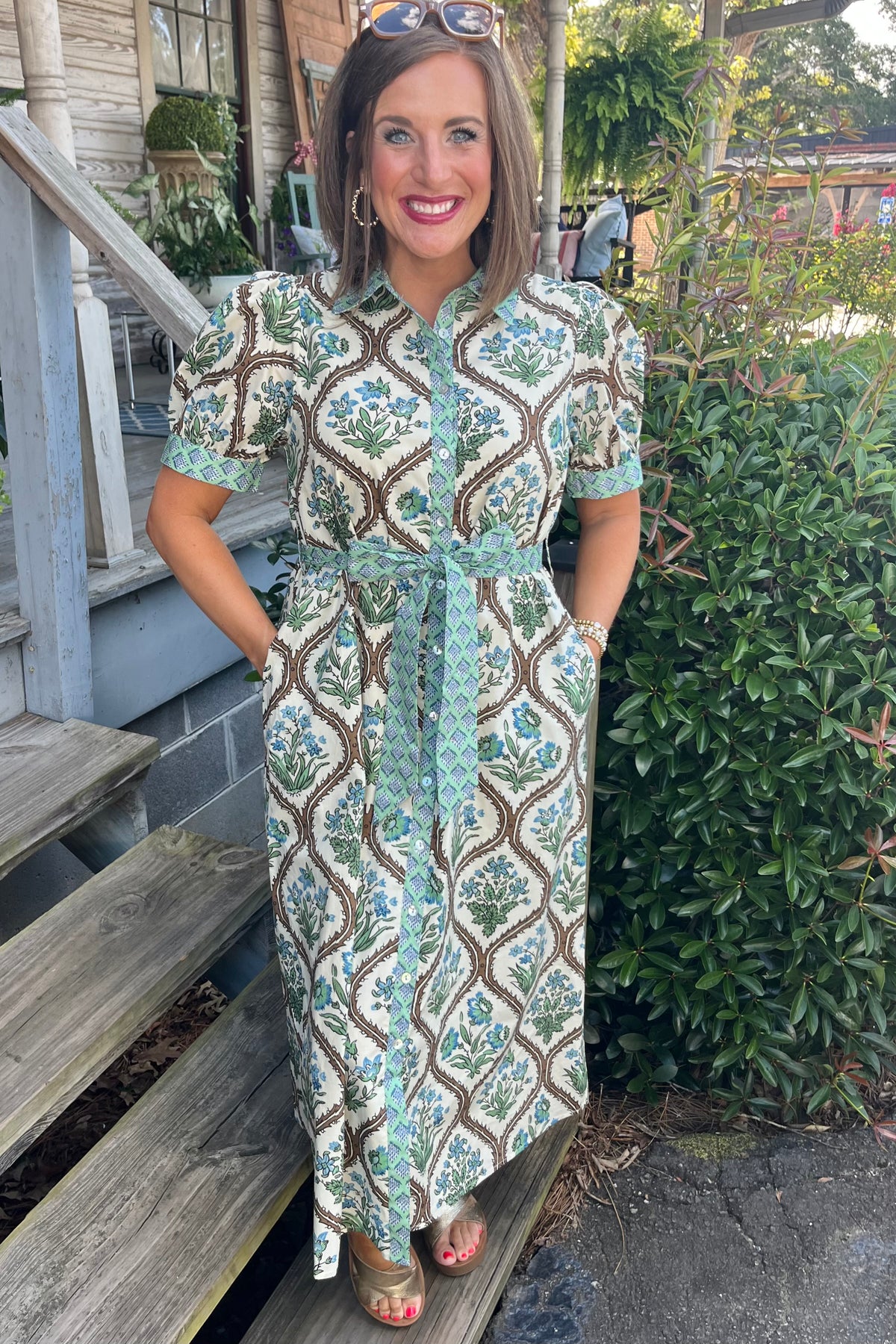 Aspen Floral Midi Dress