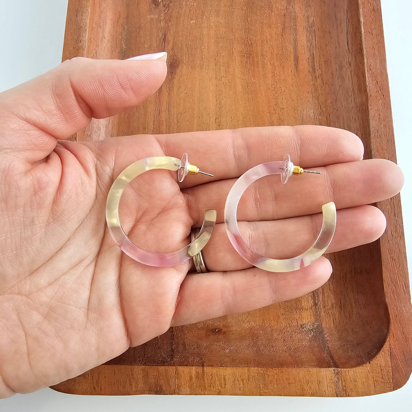 Spiffy & Splendid - Camy Hoops - Spring Spritz // Spring Earrings, Jewelry