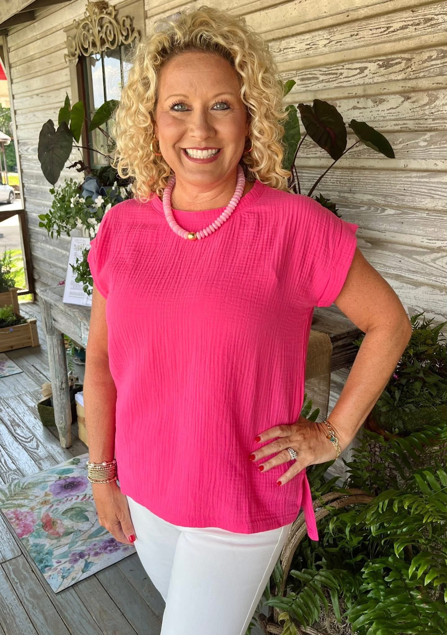 Everyday Top - Hot Pink
